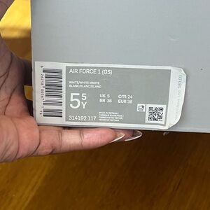 Grade school Air Force 1s / Condition 7/10